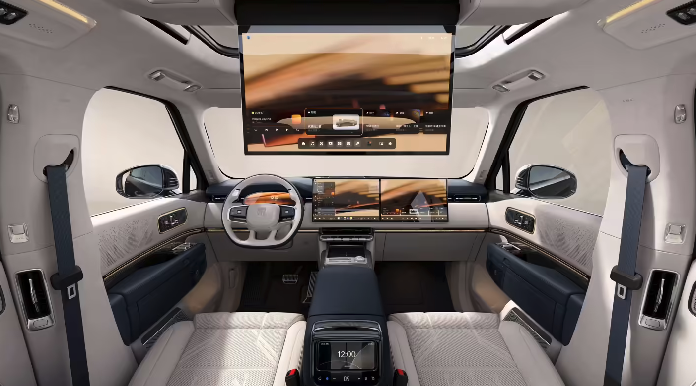 三星显示为极氪9X供应三款车载OLED屏 全球首创88cm翼式滑动屏加持